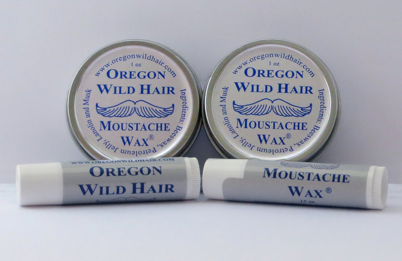 Two tins and two tubes of original formula moustache wax.